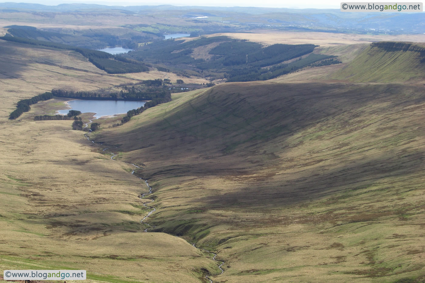 Brecon Beacons - Towards the Neuadd reservoir